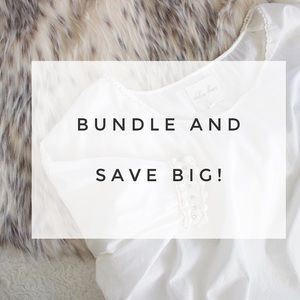 Bundle any 3 items from my closet for free shipping, plus a free gift!